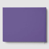 Ultra-Violet-Lila-Solid-Farbe Gästebuch (Rückseite)