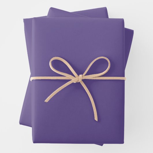 Ultra-Violet-Lila-Solid-Farbe Geschenkpapier Set (Beispiel)