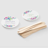 Ultra-Violet-Mix Wasserfarben-Gastgeschenk Hochzei Fächer (Non-assembled)