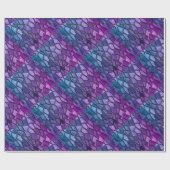 Ultra-Violet-Mosaikglas-Wrapping-Papier Geschenkpapier (Flach)