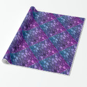 Ultra-Violet-Mosaikglas-Wrapping-Papier Geschenkpapier (Ungerollt)