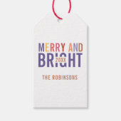 Ultra Violet Palette Weihnachten Geschenkanhänger (Vorderseite)