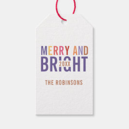 Ultra Violet Palette Weihnachten Geschenkanhänger