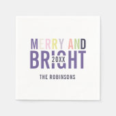 Ultra Violet Palette Weihnachten Serviette (Vorderseite)