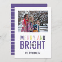 Ultra Violet Palette Weihnachtsgrüße Foto