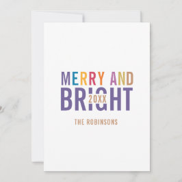 Ultra Violet Palette Weihnachtsgrüße Foto Feiertagskarte