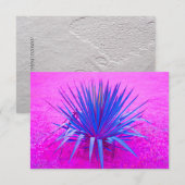 Ultra-Violet-Pflanze-Grußkarte (Vorne/Hinten)