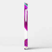 Ultra-Violet-Pinsel: Abstrakte Kunst Case-Mate iPhone Hülle (Rückseite / Links)