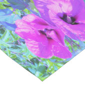 Ultra-Violet Plum Crazy Lila Hibiskus Blume Kurzer Tischläufer (Ecke)