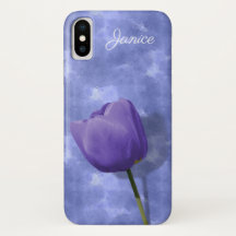 Ultra Violet Tulip iPhone X Fall