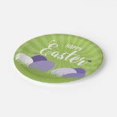 Ultra-Violet- und Green-Oaster-Papierplatte Pappteller (Schrägansicht)