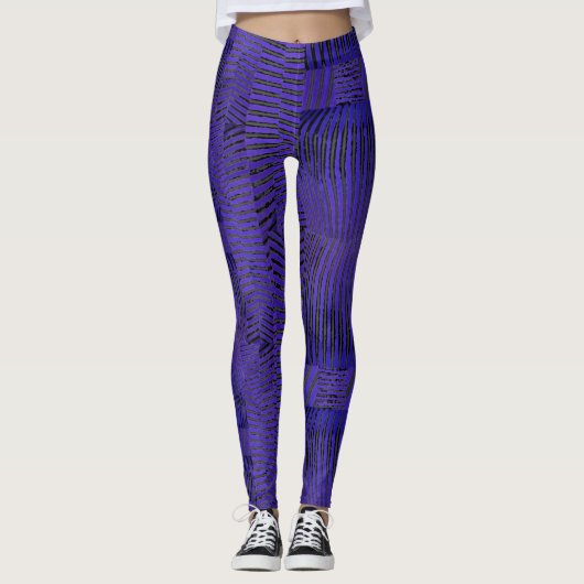 Ultra-Violet-Wavelenges Leggings (Vorderseite)