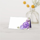 Ultra-Violett-Aquarellbilder-Platzkarten Platzkarte (Rückseite)