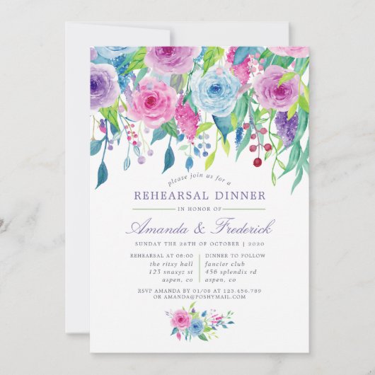 Ultra Violett Probe Einladung (Vorderseite)