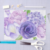 Ultra-Violett-Wasserfarben-Blüte Seidenpapier (Handwerk)