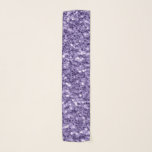 Ultra-violette lila Glitzer-Glitzern Schal<br><div class="desc">Eleganter modischer Chiffonschal für sie. Schöne mädchenhafte Ultra Violet Lila Imitate Glitzer Glitzern. Foto violetter Glitzern nicht echte Glitzer!</div>