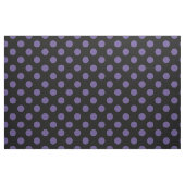 Ultra violette Polka Punkte auf schwarz Stoff (Fat Quarter (45,7 x 55,9 cm))