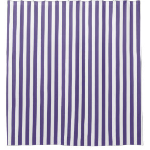 Ultra violette und weiße Süßigkeiten Duschvorhang