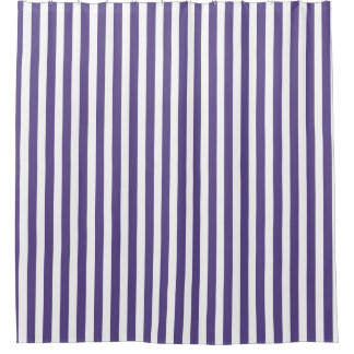 Ultra violette und weiße Süßigkeiten Duschvorhang