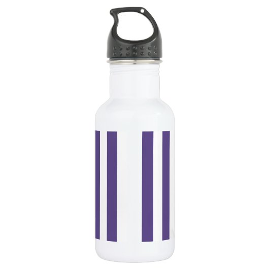 Ultra violette und weiße Süßigkeiten Edelstahlflasche (Rückseite)