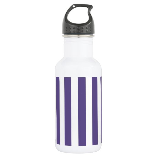 Ultra violette und weiße Süßigkeiten Edelstahlflasche (Vorderseite)