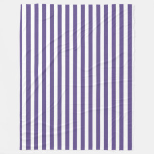 Ultra violette und weiße Süßigkeiten Fleecedecke