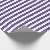 Ultra violette und weiße Süßigkeiten Geschenkpapier (Ecke)