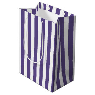 Ultra violette und weiße Süßigkeiten Mittlere Geschenktüte