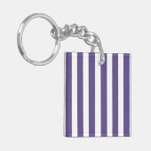 Ultra violette und weiße Süßigkeiten Schlüsselanhänger (Vorderseite links)