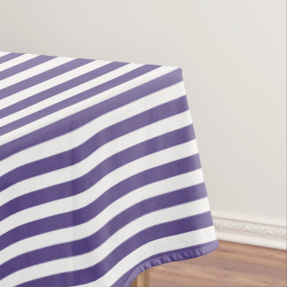 Ultra violette und weiße Süßigkeiten Tischdecke
