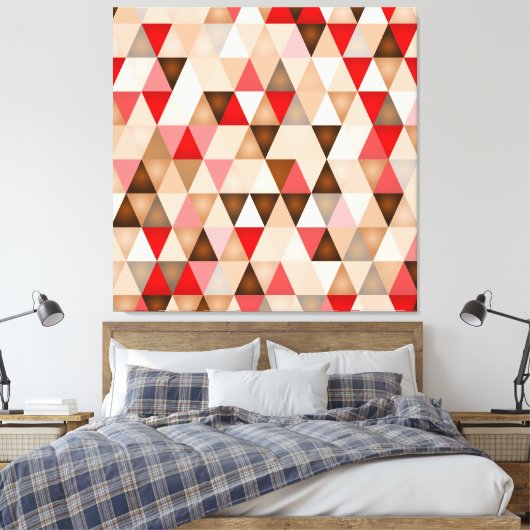 Ultrabraun I Leinwanddruck (Insitu (Schlafzimmer))