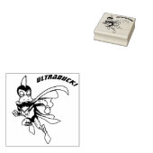 ULTRADUCK! Duck Super Hero Gummistempel (Stempel)