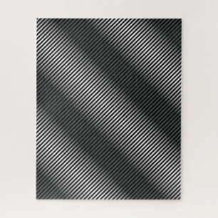 Ultradünne Schwarz-Weiß-Verlaufsstreifen Puzzle
