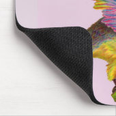 ultrafarbiger Viktorianischer Vogel Mousepad (Ecke)