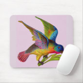 ultrafarbiger Viktorianischer Vogel Mousepad (Mit Mouse)