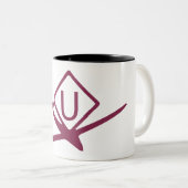 UltraLight Activity Symbole Drohne Pilot Kaffee Ta Zweifarbige Tasse (VorderseiteRechts)