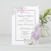 UltraLilacs in Bloom Einladung (Stehend Vorderseite)