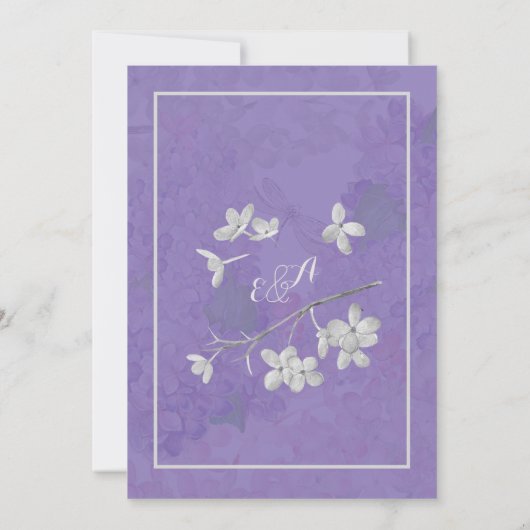 UltraLilacs in Bloom Einladung (Rückseite)