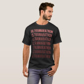 Ultramarathon-Rennmarathon T-Shirt (Vorne ganz)