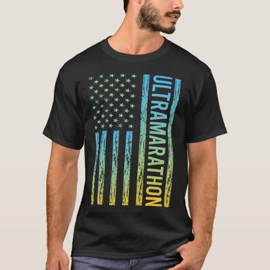 Ultramarathon-Rennmarathon T-Shirt (Vorderseite)