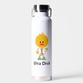Ultramarathon Ultra Chick mit benutzerdefinierter  Trinkflasche (Vorne)