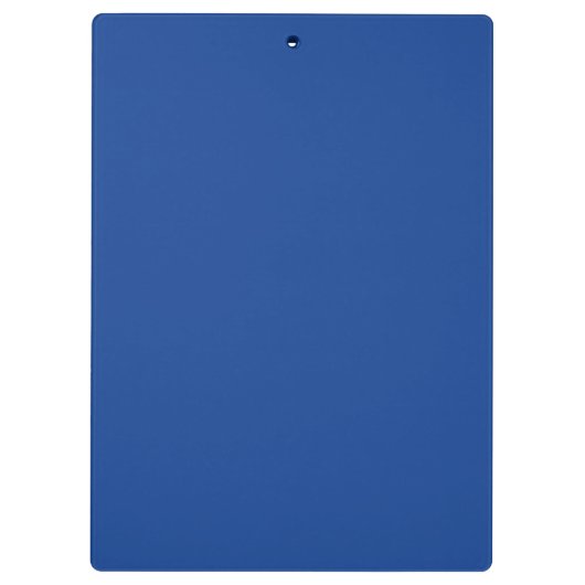 "Ultramarine blau" Klemmbrett (Rückseite)
