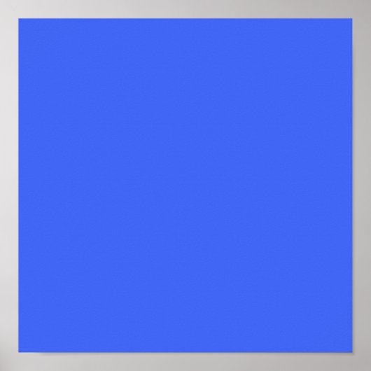Ultramarine Blau Poster (Vorne)