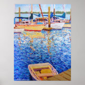 "Ultramarine blau" Poster (Vorne)