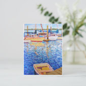 Ultramarine Blau Postkarte (Stehend Vorderseite)