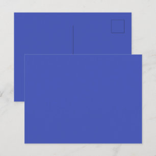 Ultramarine blaue Postkarte für besonderes Chaos