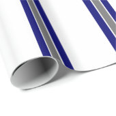 Ultramarine blaue und graugestrichene Schleifpapie Geschenkpapier (Rolleneckpunkt)