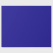 Ultramarine Matte Wrapping Paper Geschenkpapier (Flach)