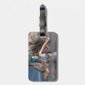 Ultramarine Mermaid Gepäckanhänger (Rückseite vertikal)