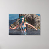 Ultramarine Mermaid Leinwanddruck (Vorderseite)